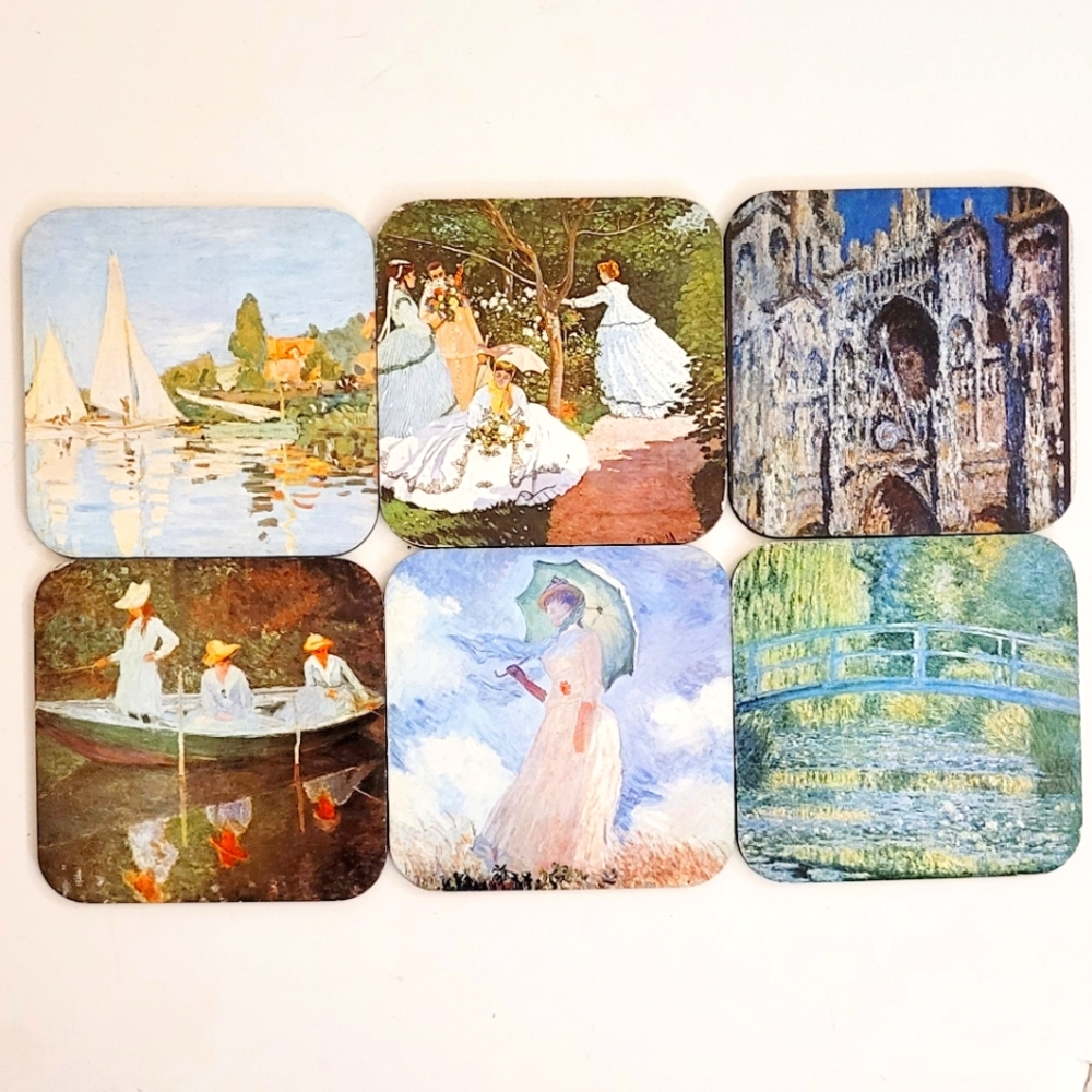 NWOT 6pk Impressionist Coasters